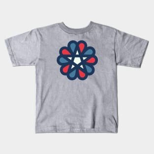 Geometric Star Spangled Design Kids T-Shirt